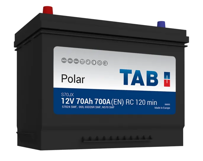 Аккумулятор TAB Polar S Asia 70 JL (700A, 260*175*218)