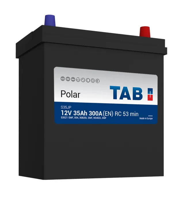 Аккумулятор TAB Polar S Asia 35 JR (300A, 196*134*226) с бортом