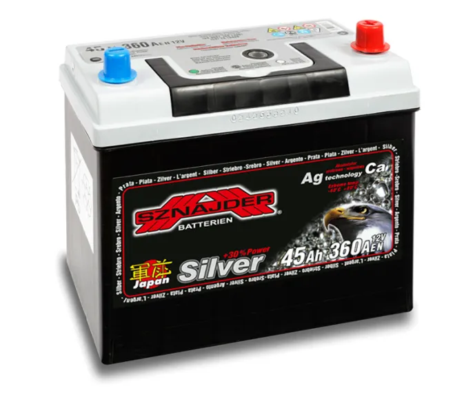 Аккумулятор Sznajder Silver Japan 45 JR (360А 237*127*225)