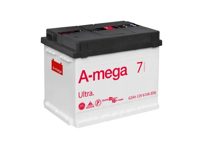 Аккумулятор A-mega Ultra 62 R (610A, 242*175*190)