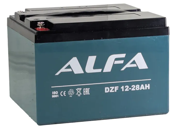 Аккумулятор ALFA DZF 12V-28Ah M5 (175*165*125)