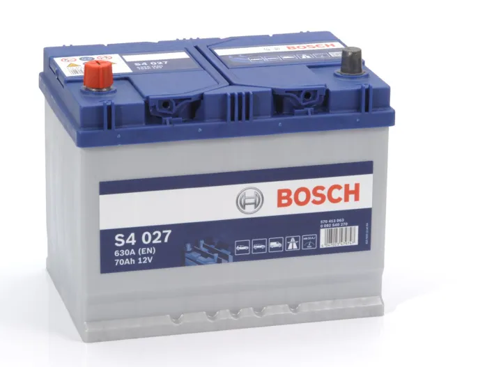 Аккумулятор Bosch S4 Asia 70 JL (630A, 261*175*220)