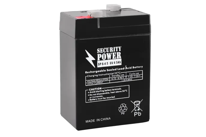 Аккумулятор Security Power 6V-4.5Ah (70*47*100)