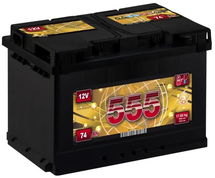 Аккумулятор 555 75 L (700A, 278*175*190)
