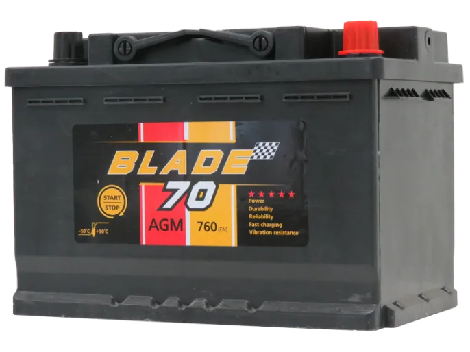 Аккумулятор BLADE AGM 70 R (760A, 278*175*190)
