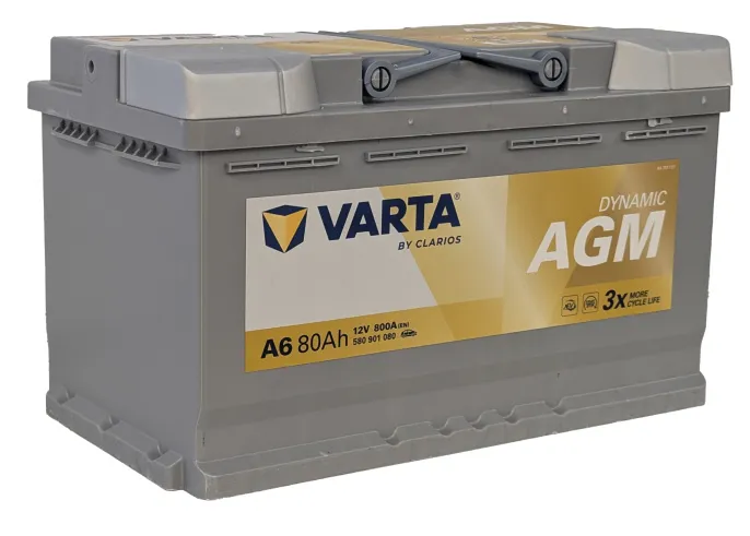 Аккумулятор Varta Silver Dynamic AGM 80 R (800A, 315*175*190)
