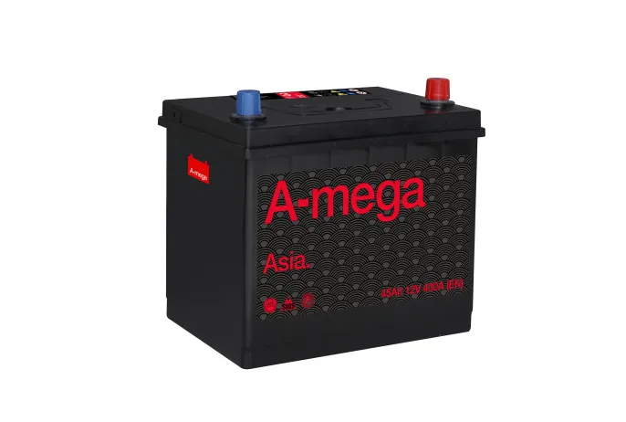 Аккумулятор A-mega Standard Asia 45 JR (430A, 233*129*225)