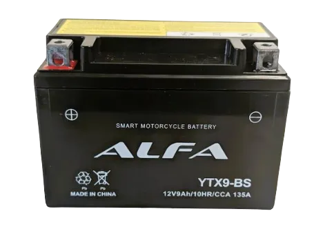 Аккумулятор ALFA YTX9-BS 9Ah (135A 150*87*107)