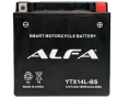 Аккумулятор ALFA YTX14L-BS 14Ah (200A 150*87*145)
