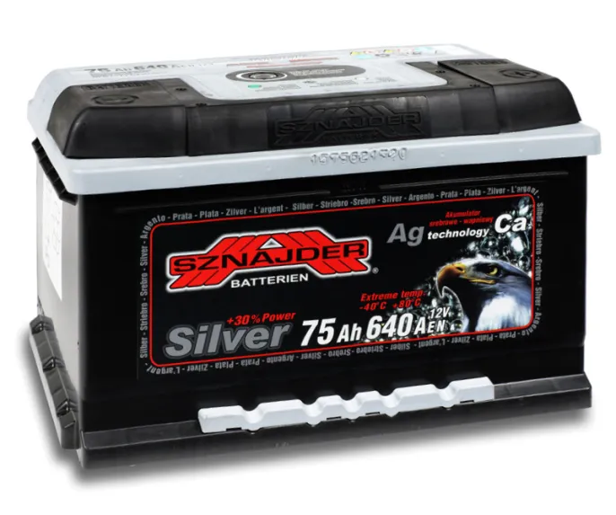 Аккумулятор Sznajder Silver 75 R (640А 278*175*175)