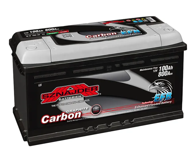 Аккумулятор Sznajder Carbon EFB 100 R (800А 352*175*190)