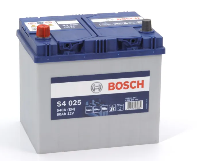 Аккумулятор Bosch S4 Asia 60 JL (540A, 232*173*225).