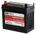 Аккумулятор RDrive AGM Asia 45 JL (380A, 236*128*220) тонкие клеммы + адаптер