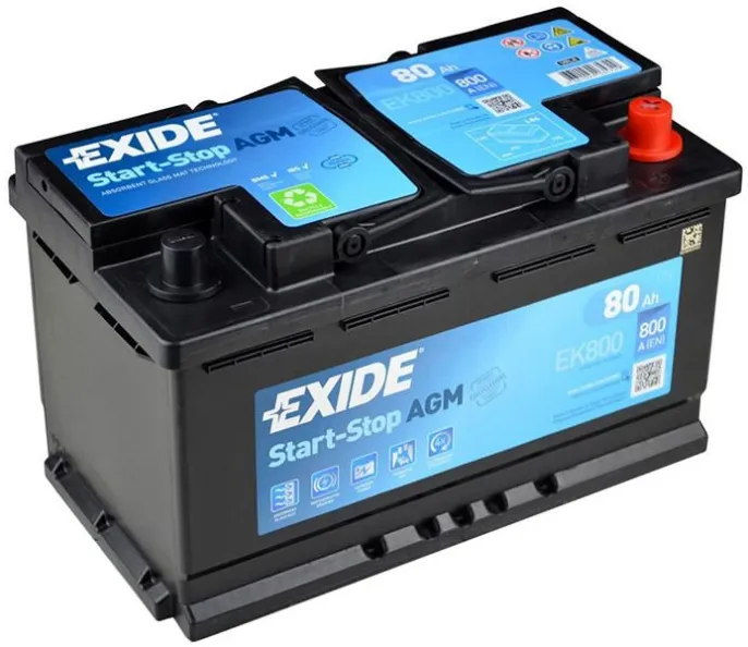 Аккумулятор Exide AGM 80 R (800A, 315*175*190)