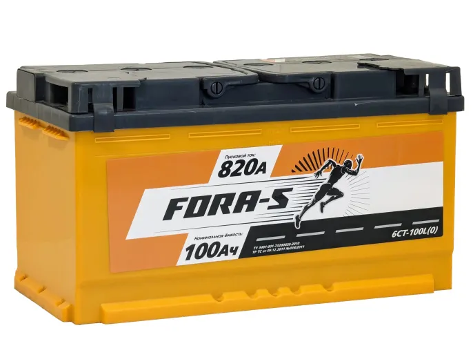Аккумулятор FORA-S 100 R (820A, 353*175*190).
