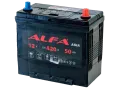 Аккумулятор ALFA Asia 50 JR (420A, 236*129*220) тонкие клеммы с бортом