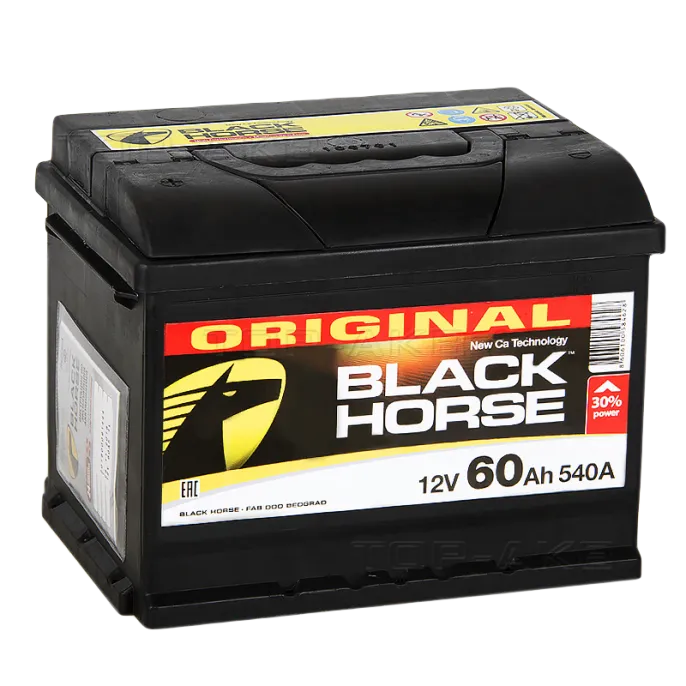Аккумулятор Black Horse 60 L (520A, 242*175*190)