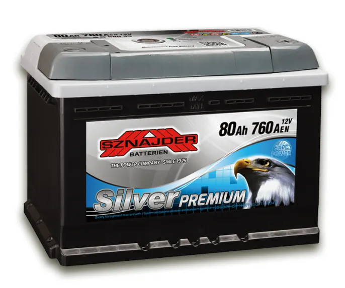 Аккумулятор Sznajder Silver Premium 80 R (760А 278*175*190)