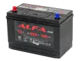 Аккумулятор ALFA Asia 100 JL (830A, 304*173*220) с бортом