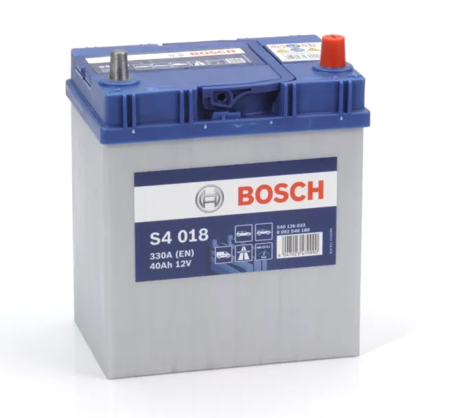 Аккумулятор Bosch S4 Asia 40 JR (330A, 187*127*227)