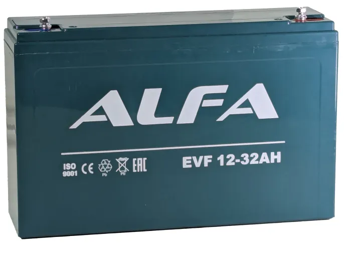 Аккумулятор ALFA EVF 12V-32Ah M5 (266*76*170)