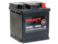 Аккумулятор KRAFT AGM 40 R (420A, 175*175*190)