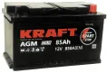 Аккумулятор KRAFT AGM 85 R (850A, 315*175*190)