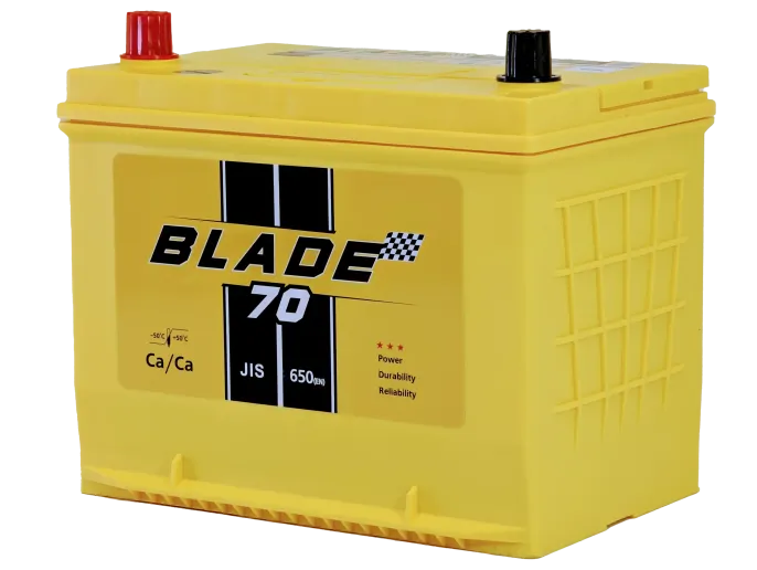 Аккумулятор BLADE Asia 70 JL (650A, 255*173*220) с бортом