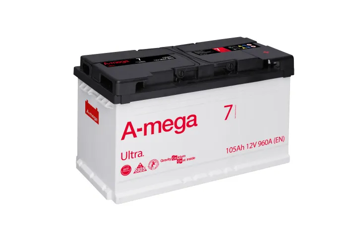 Аккумулятор A-mega Ultra 105 R (960A, 352*175*190)