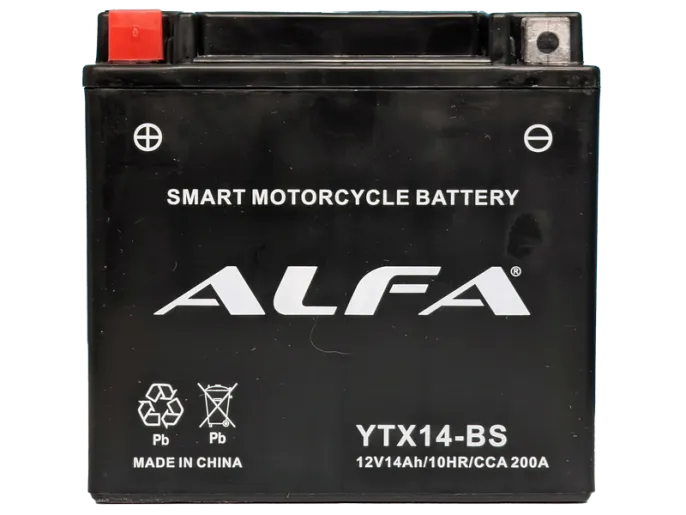 Аккумулятор ALFA YTX14-BS 14Ah (200A 150*87*145)