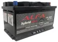 Аккумулятор ALFA Hybrid 85 R низк. (800A, 315*175*175)