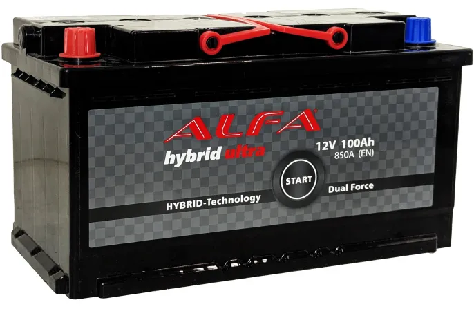 Аккумулятор ALFA Hybrid 100 L (850A, 354*175*190)