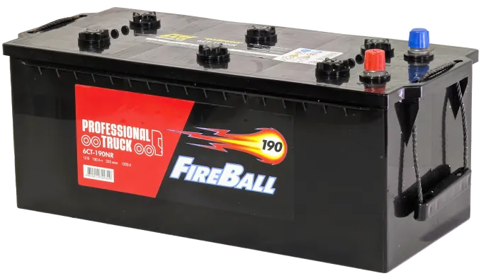 Аккумулятор FireBall 190 (3) евро +/- (1200A, 513*223*217)