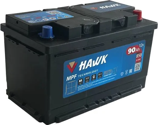 Аккумулятор HAWK 90 R (850A, 315*175*190).