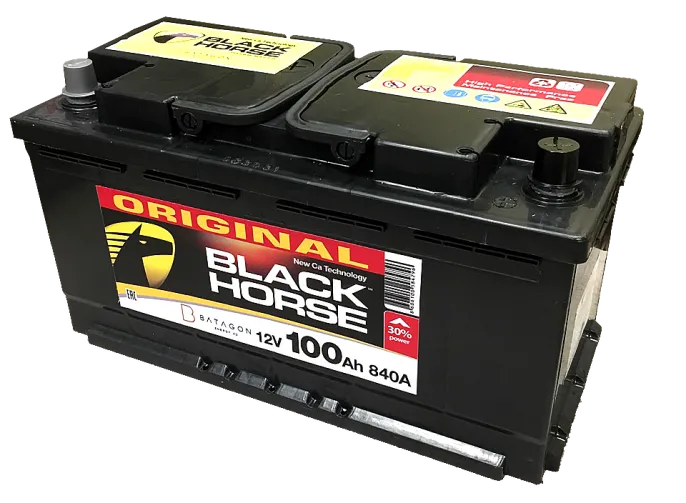 Аккумулятор Black Horse 100 R (840A, 354*175*190)