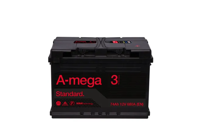 Аккумулятор A-mega Standard 74 R (720A, 278*175*190)