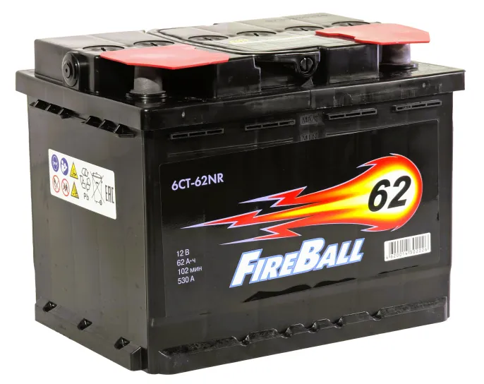 Аккумулятор FireBall 62 R (530A, 242*175*190)