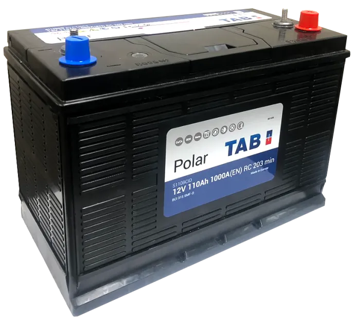 Аккумулятор TAB Polar 110 JR (1000A, 330*173*218) конус и резьба