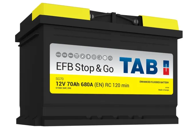 Аккумулятор TAB Stop&Go EFB 70 R (680A, 278*175*190)