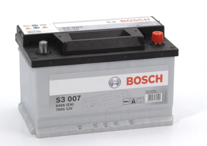 Аккумулятор Bosch S3 70 R низк. (640A, 278*175*175)