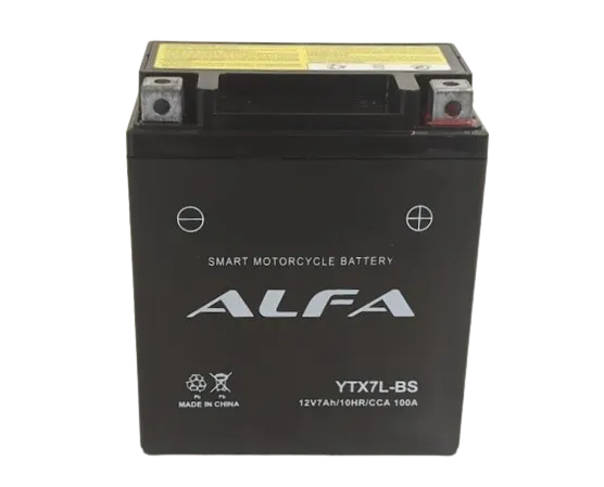 Аккумулятор ALFA YTX7L-BS 7Ah (100A 113*70*134)