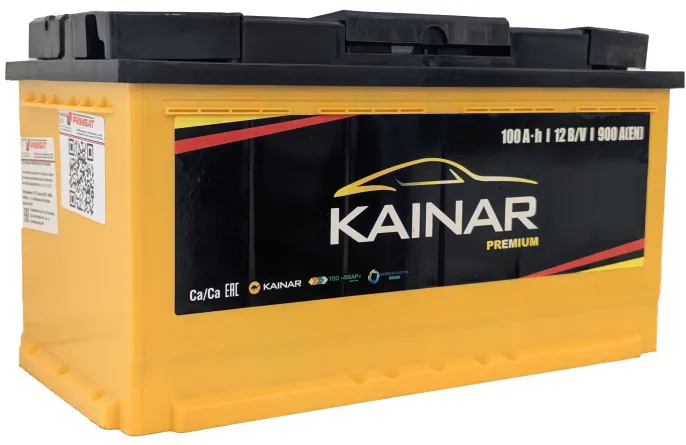 Аккумулятор Kainar Premium 100 R (900A, 354*175*190)