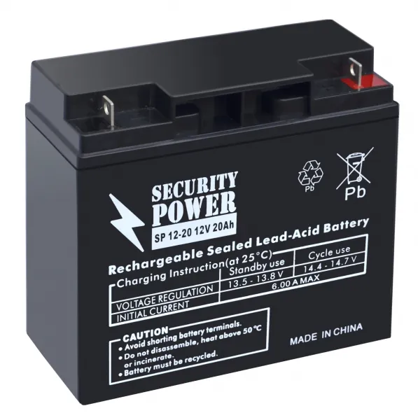 Аккумулятор Security Power 12V-20Ah (181*77*167)