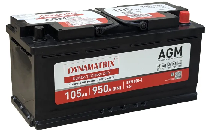 Аккумулятор DYNAMATRIX AGM 105 R (950A, 394*175*190)